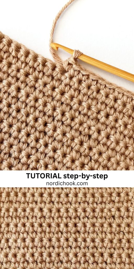 Crochet stitch step-by-step tutorial: Single crochet