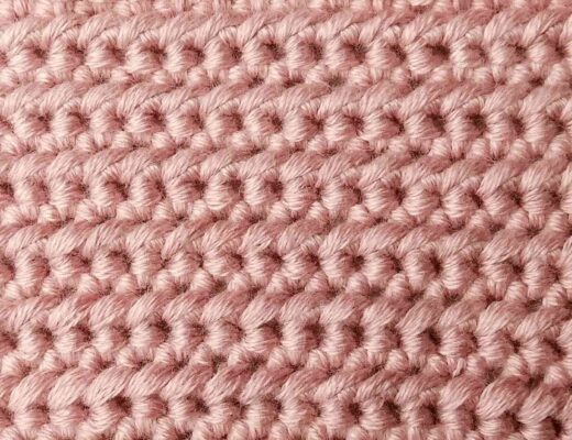 Half double crochet slip stitch