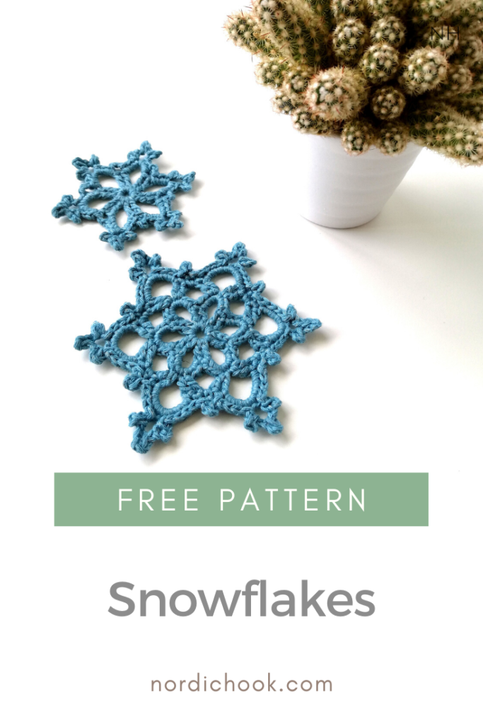 Snowflakes pin