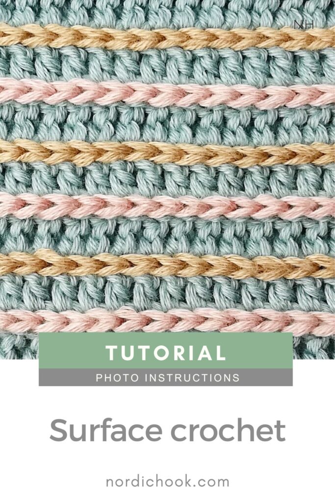 Crochet tutorial: Surface crochet