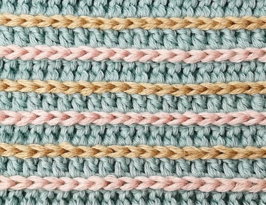 Crochet tutorial: Surface crochet technique