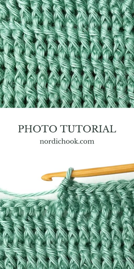 Crochet stitch tutorial: front post and back post double crochet
