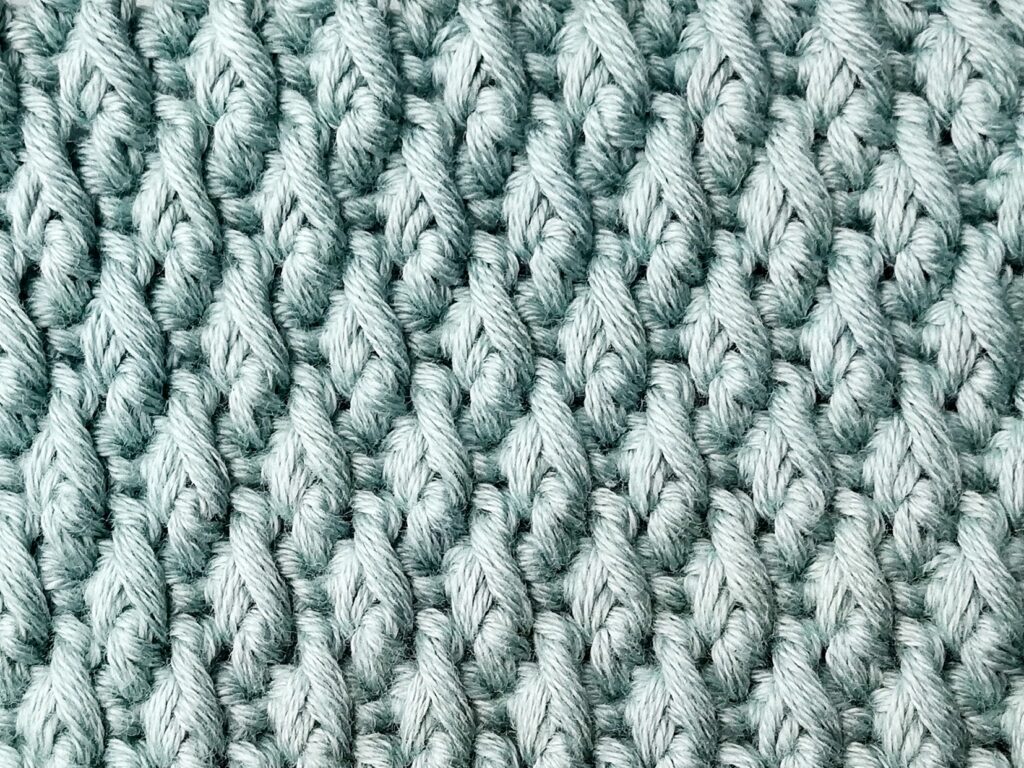 Crochet stitch tutorial: The alpine stitch