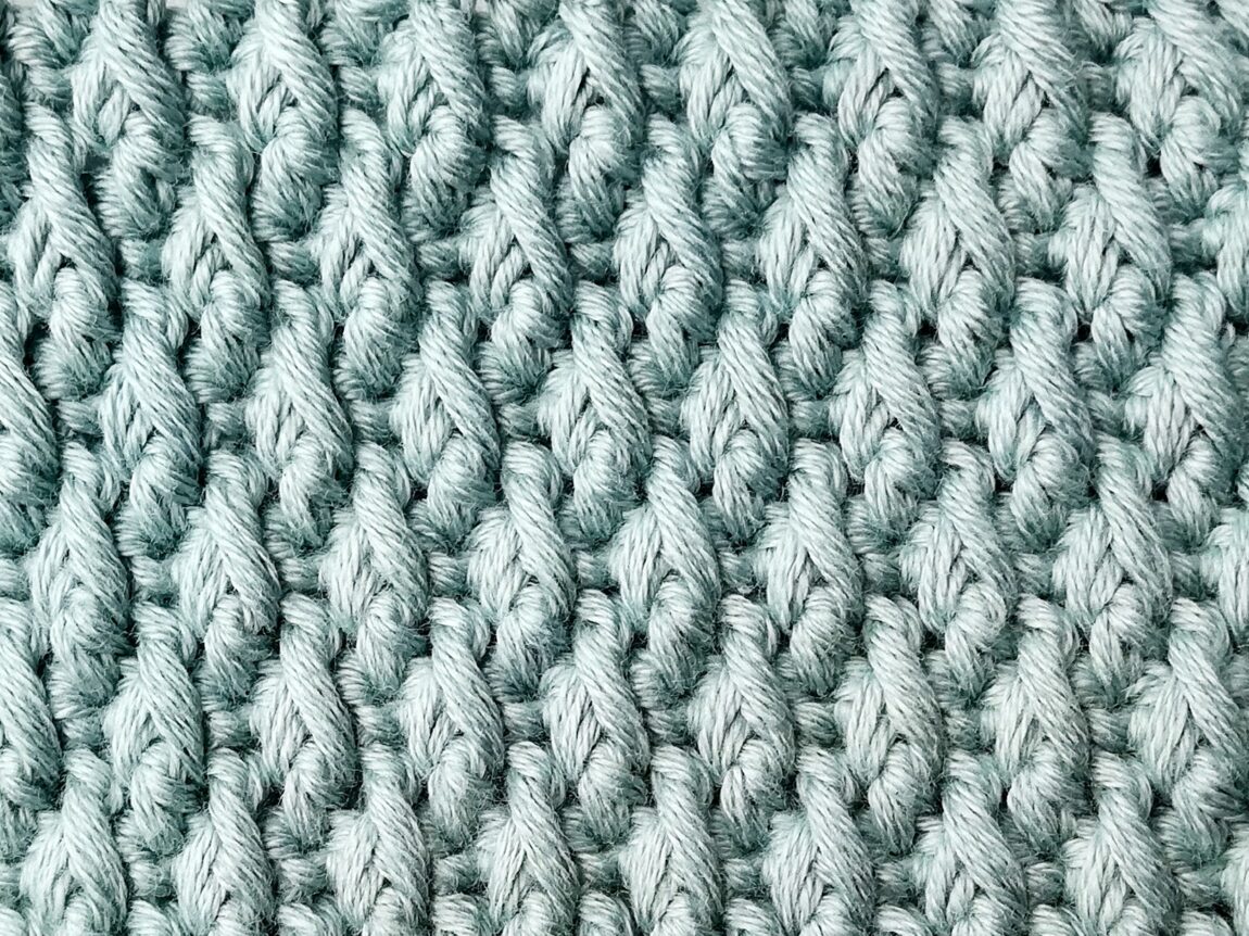 Crochet stitch tutorial: The alpine stitch