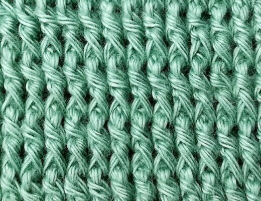 Crochet stitch tutorial: Front post and back post double crochet