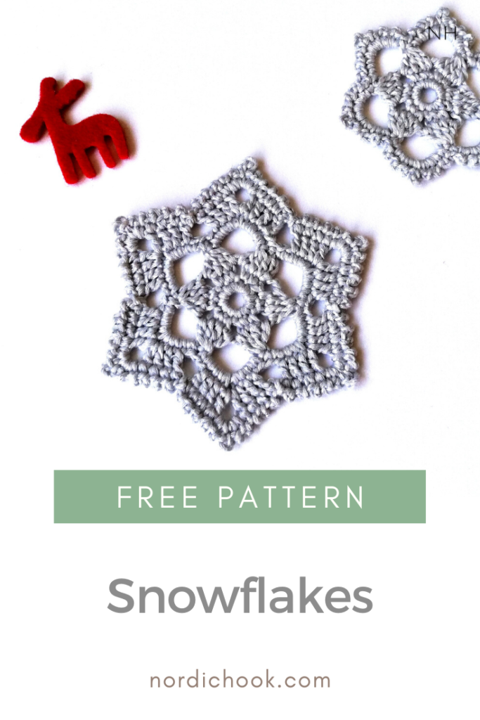 Snowflakes pin
