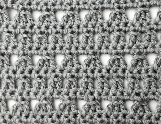 Crochet stitch tutorial: Double crochet two together and double crochet three together