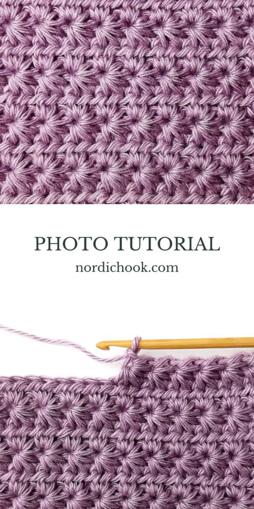 Crochet stitch tutorial: The star stitch
