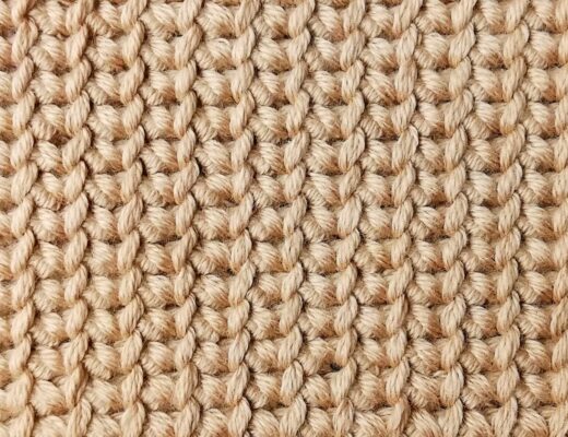 Crochet stitch tutorial: The waistcoat stitch