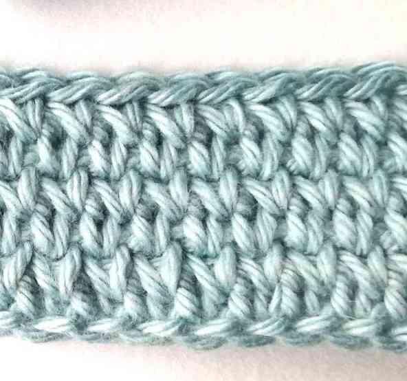 How to make center single crochet step 13