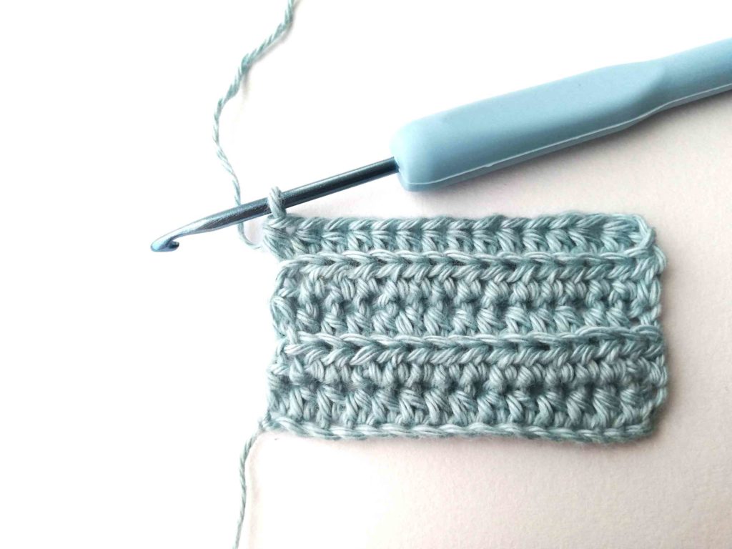Half Double Crochet Back Loop