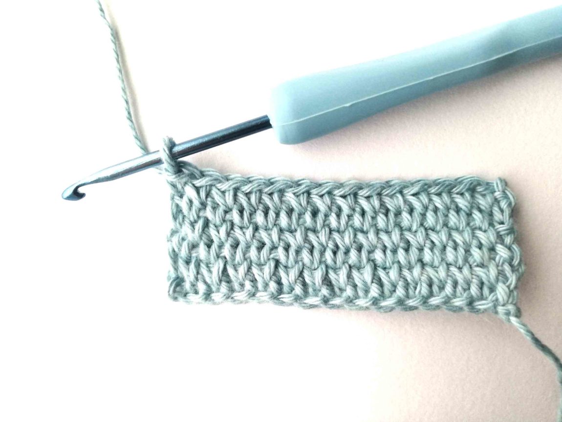 Center single crochet stitch