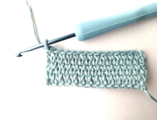 Center single crochet stitch