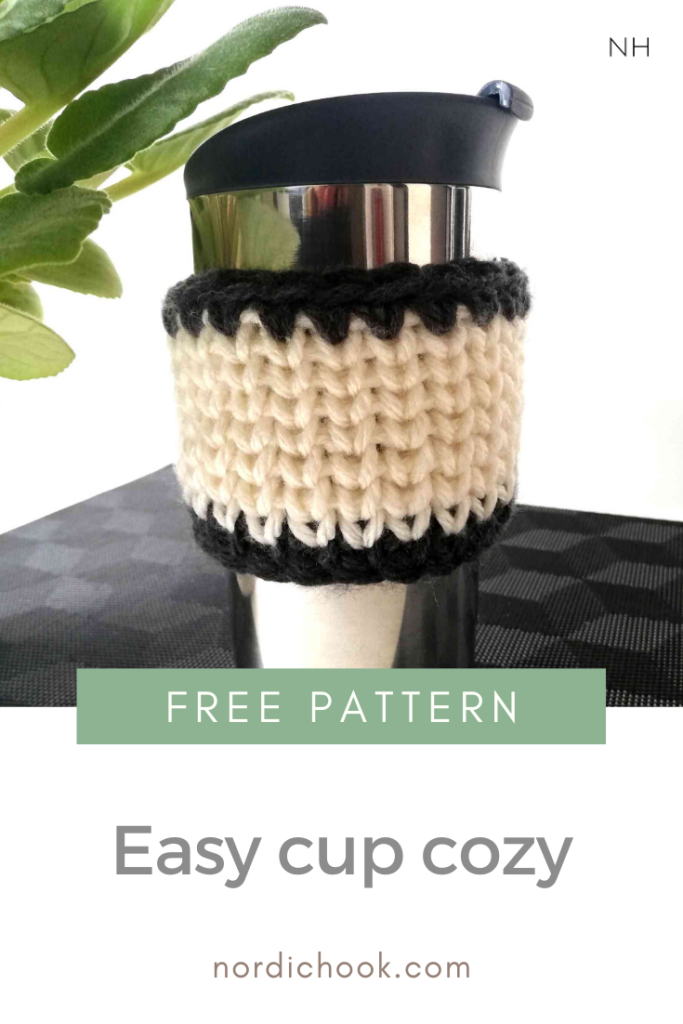 Easy cup cozy pin