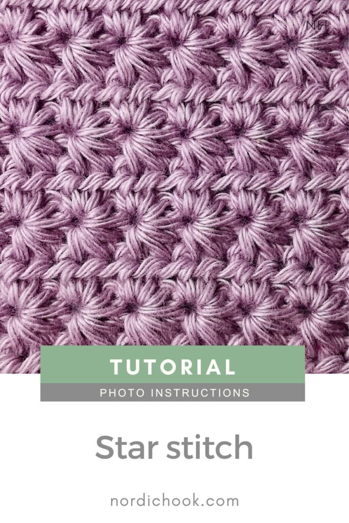 Crochet stitch tutorial: The star stitch
