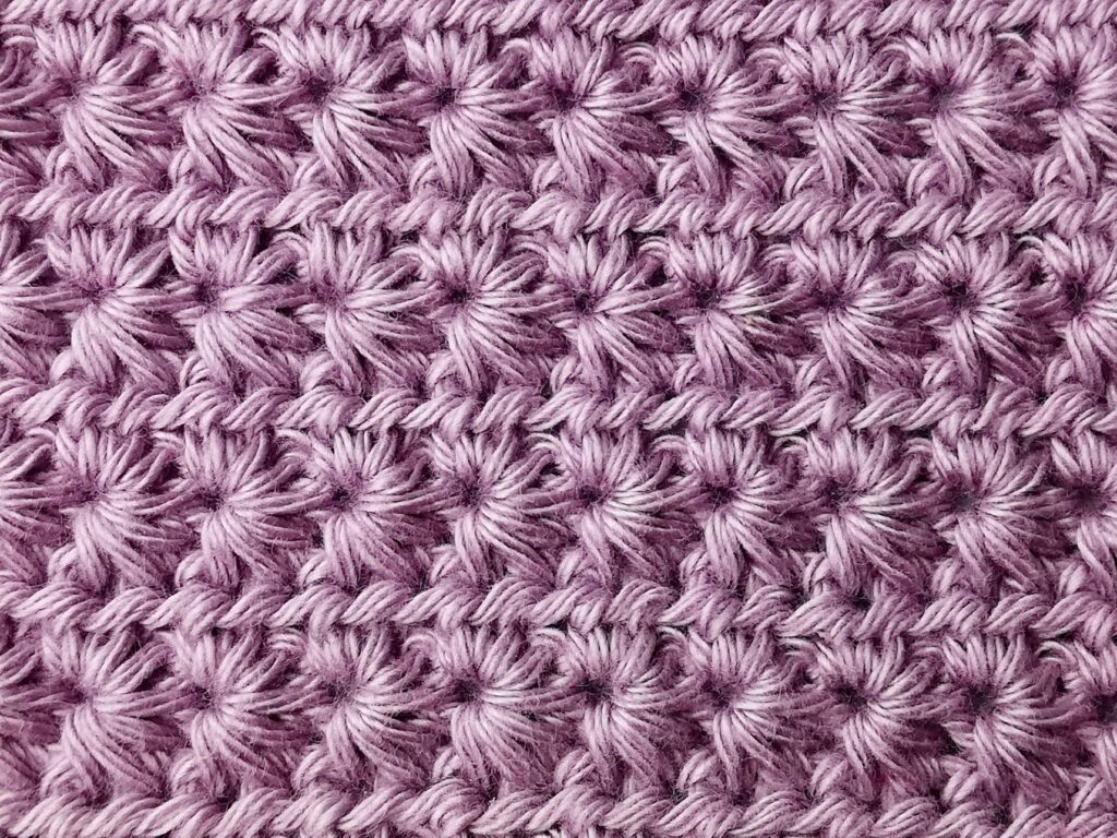 Crochet stitch tutorial: The star stitch
