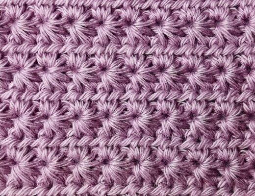 Crochet stitch tutorial: The star stitch