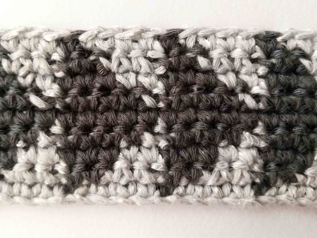 Tapestry crochet single crochet