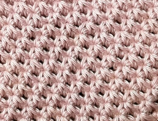 Crochet stitch tutorial: Trinity stitch