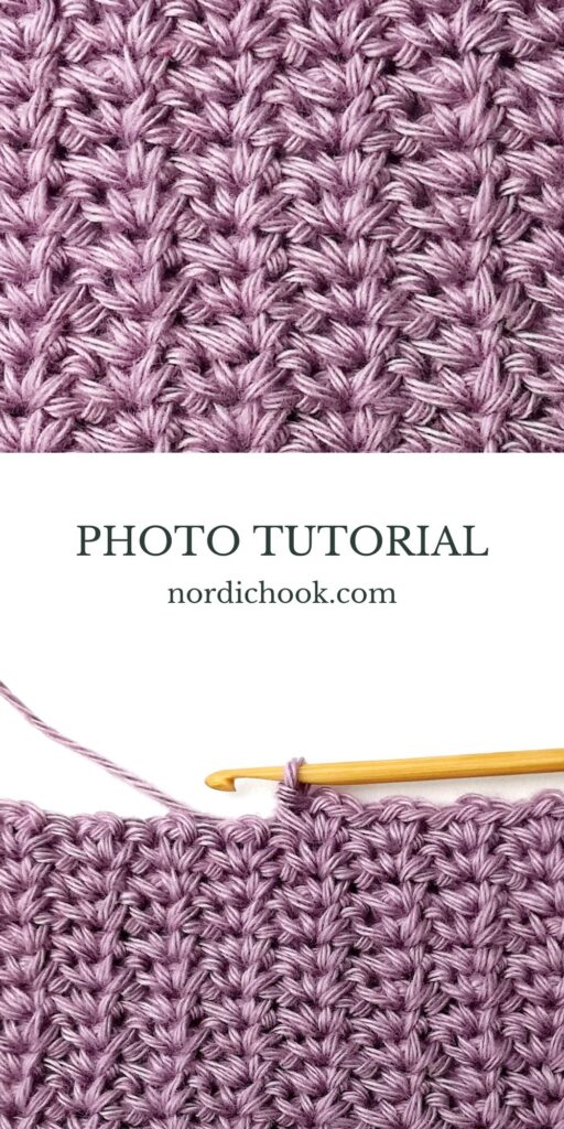 Crochet stitch tutorial: Spider stitch