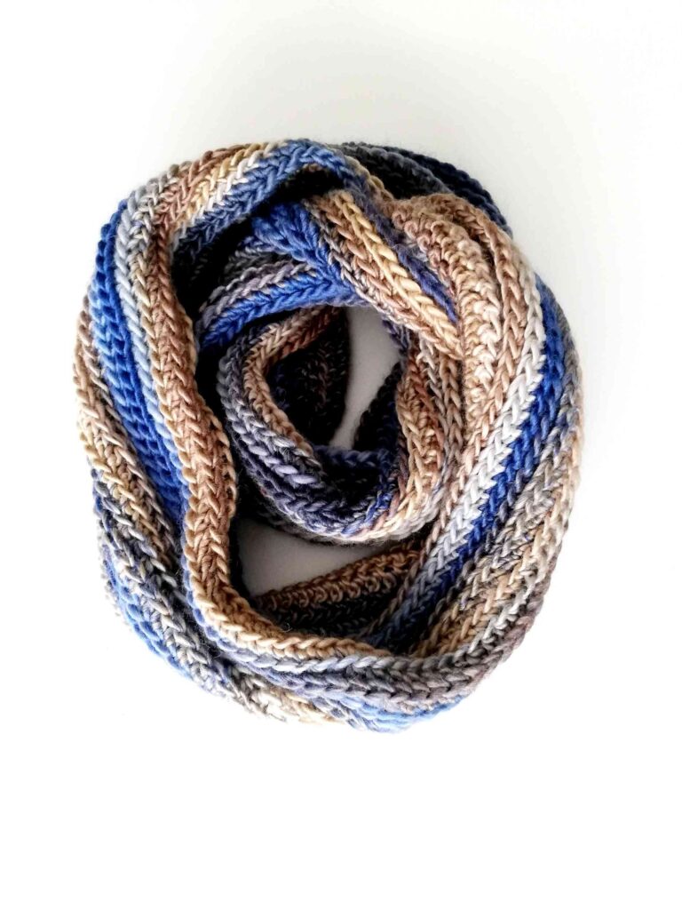Crochet infinity scarf Calypso tutorial