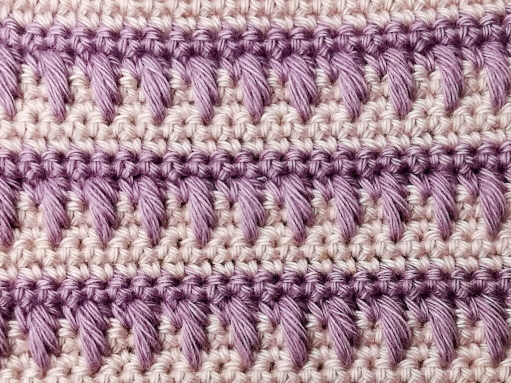 Crochet stitch tutorial: Modified caramel stitch