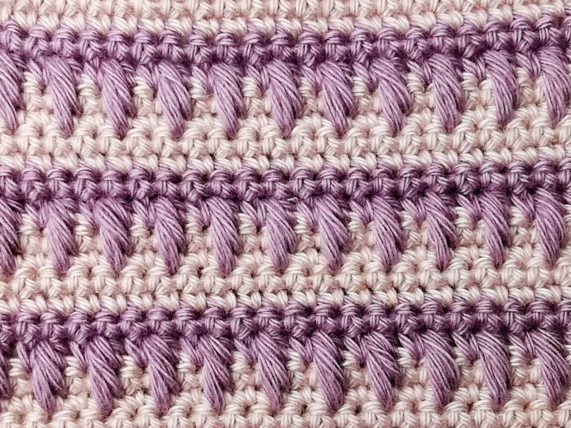 Crochet stitch tutorial: Modified caramel stitch