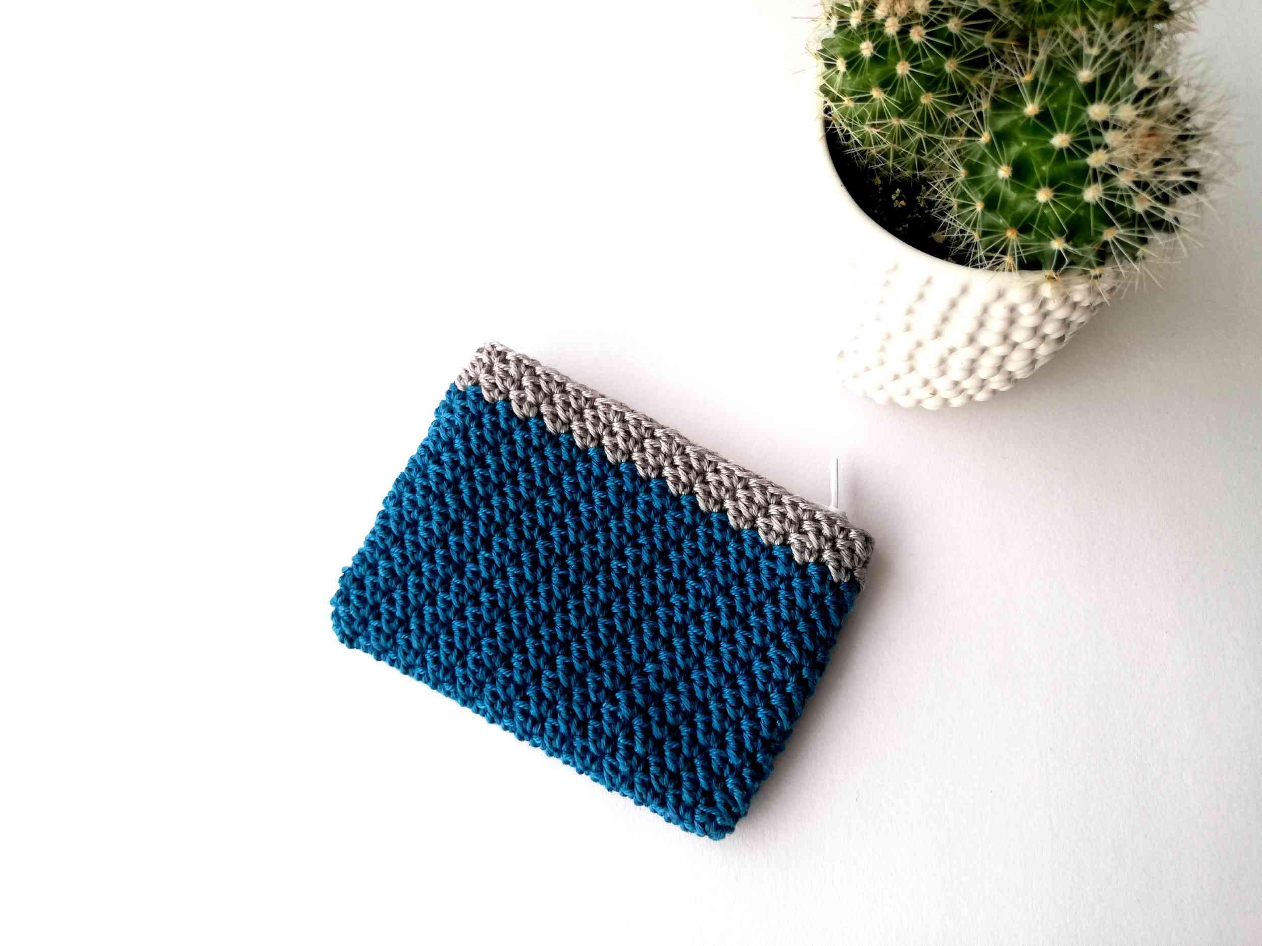Steps crochet drawstring bag - Nordic Hook - Free crochet pattern