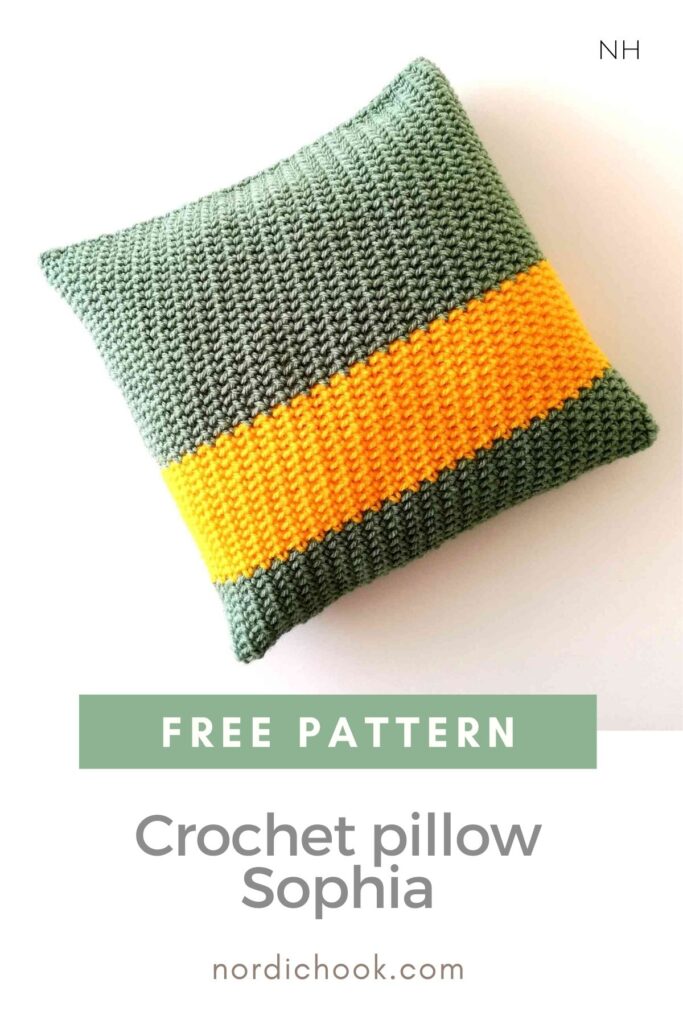 Free pattern: Crochet pillow Sophia