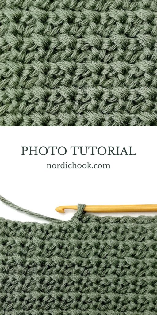Crochet stitch tutorial: Single crochet mesh stitch