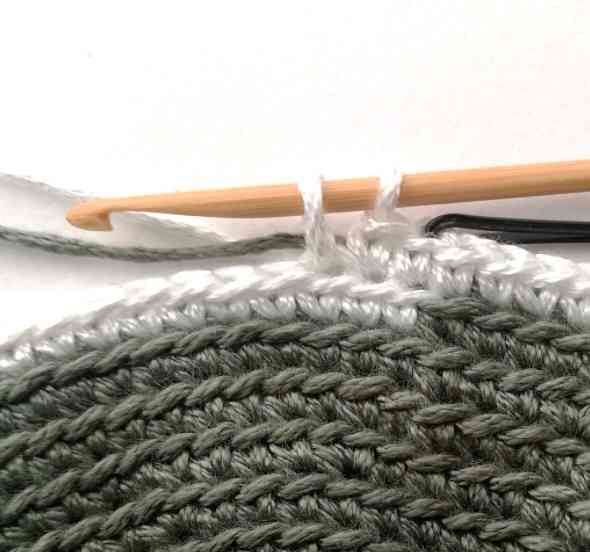 Tapestry crochet basket Wave - Nordic Hook - Free pattern