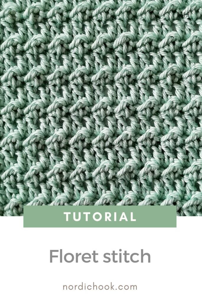 Floret stitch - Nordic Hook - Free crochet stitch tutorial