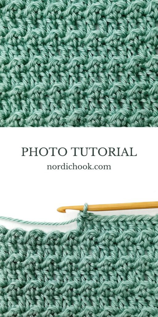 Crochet stitch tutorial: Floret stitch