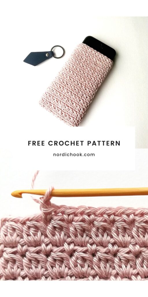 Free pattern: crochet phone case Olivia