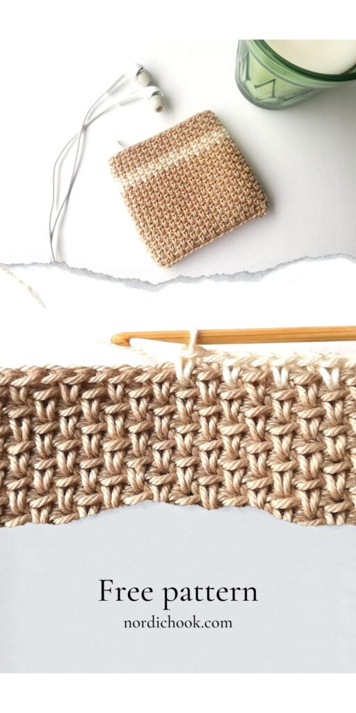 Free pattern: Crochet zipper pouch for headphones Emma