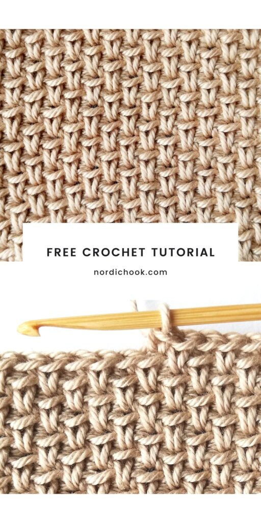 Classic and modified alternating spike stitch - Nordic Hook - Free tutorial