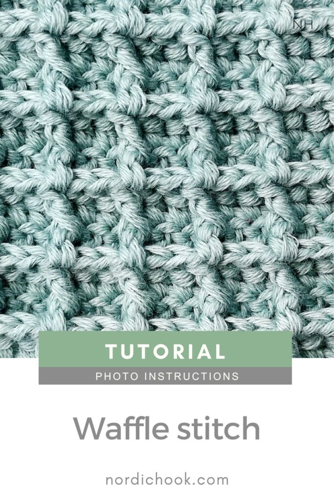 Crochet stitch tutorial: Waffle stitch