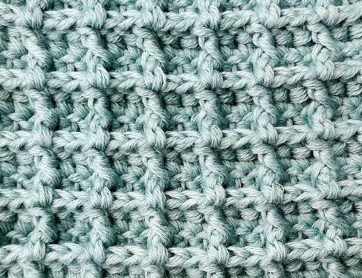 Crochet stitch tutorial: Waffle stitch