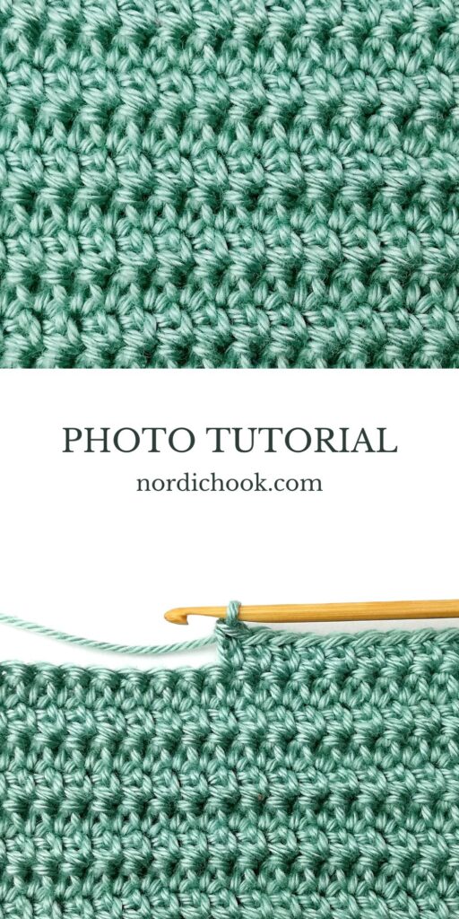 Crochet stitch tutorial: Extended single crochet