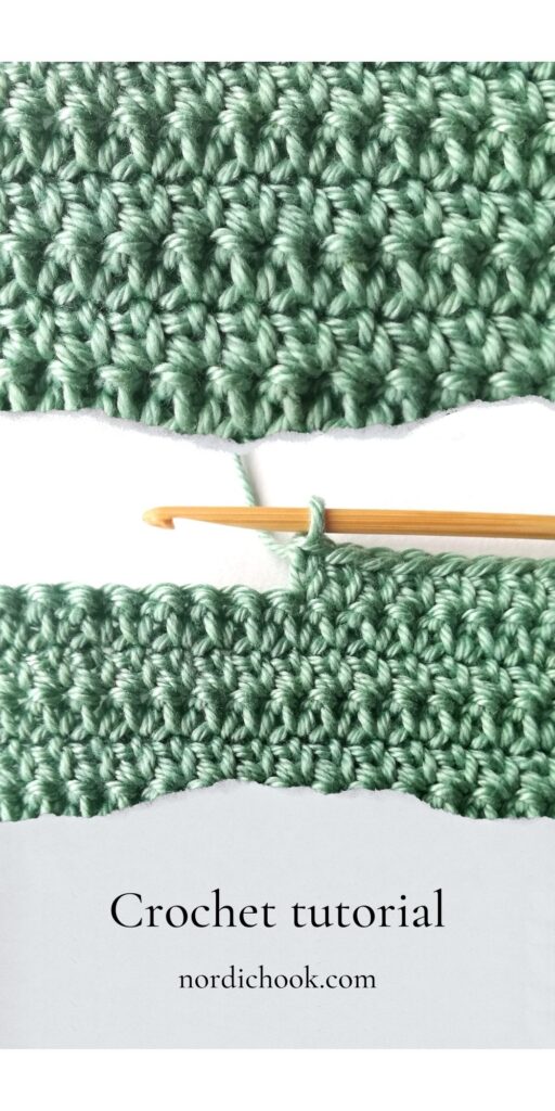 Crochet tutorial: extended single crochet