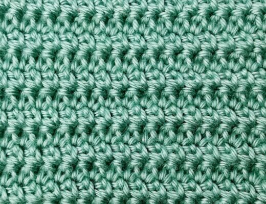Crochet stitch tutorial: Extended single crochet