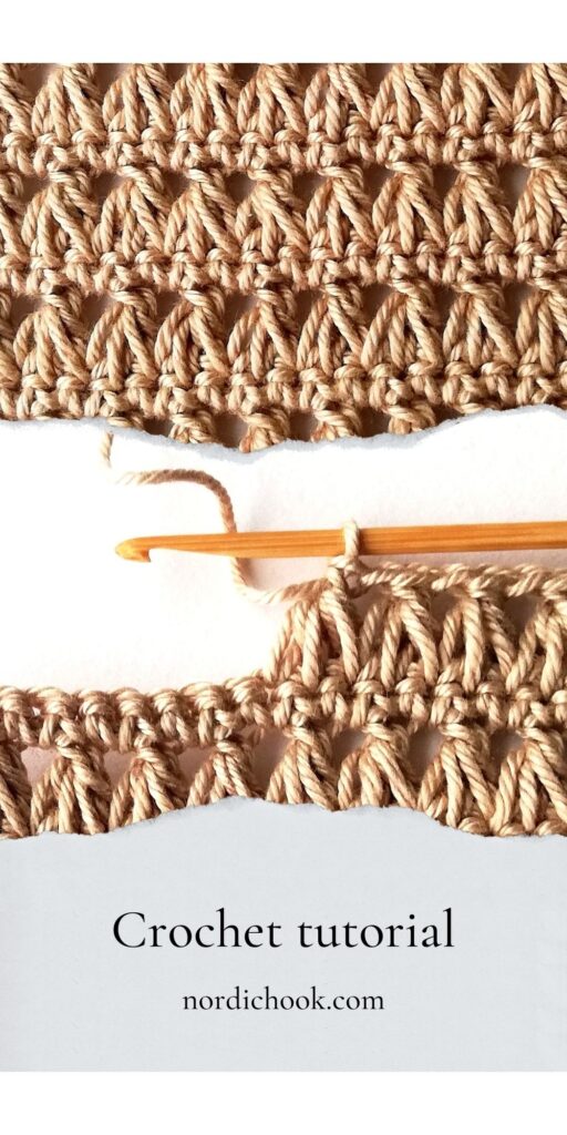 Crochet tutorial: Triad stitch