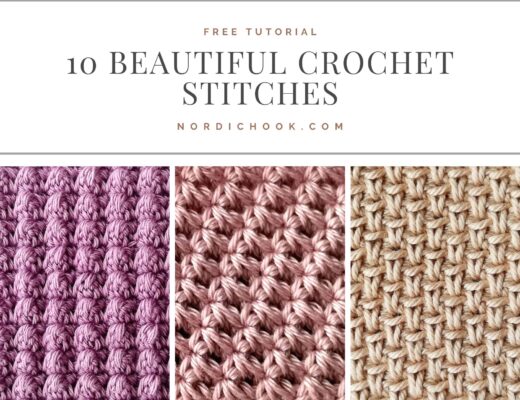 10 beautiful crochet stitches