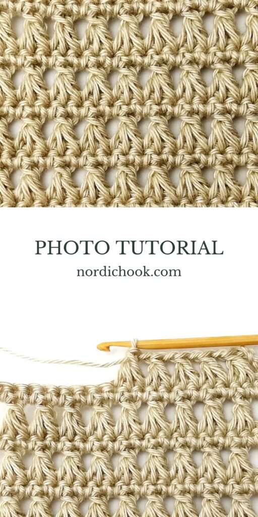 Crochet stitch tutorial: Triad stitch