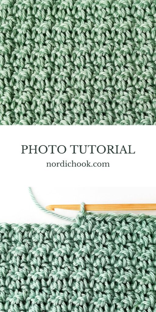 Crochet stitch tutorial: Lemon peel stitch