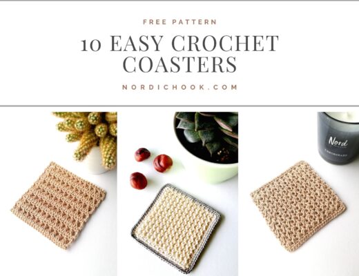 10 easy crochet coasters