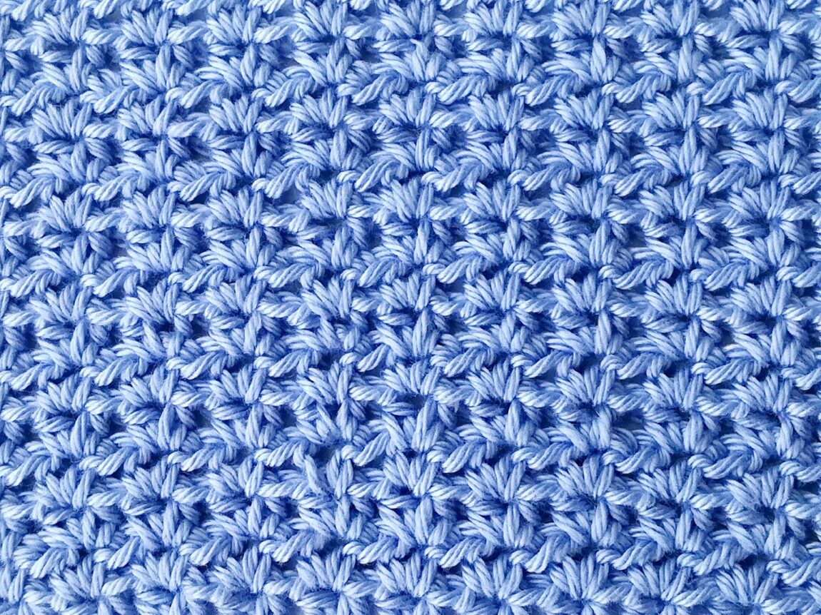 Half double crochet V stitch