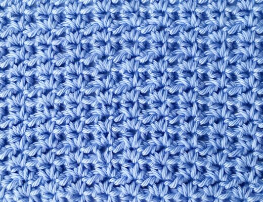 Half double crochet V stitch