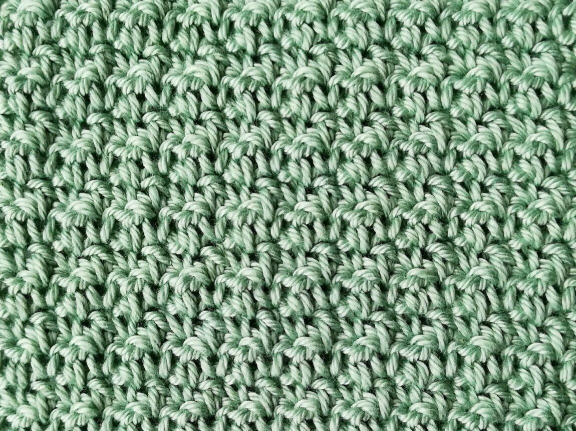 Crochet stitch tutorial: Lemon peel stitch