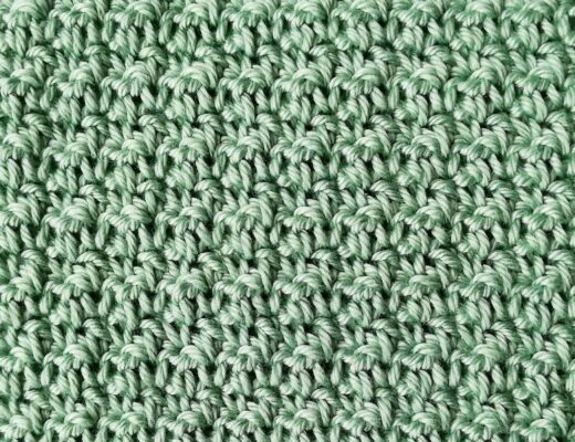 Crochet stitch tutorial: Lemon peel stitch